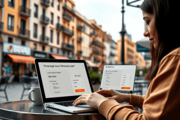Una imagen que representa el concepto de crédito personal ofrecido por BBVA, mostrando opciones de financiación flexible.