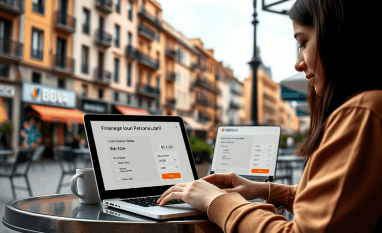 Una imagen que representa el concepto de crédito personal ofrecido por BBVA, mostrando opciones de financiación flexible.